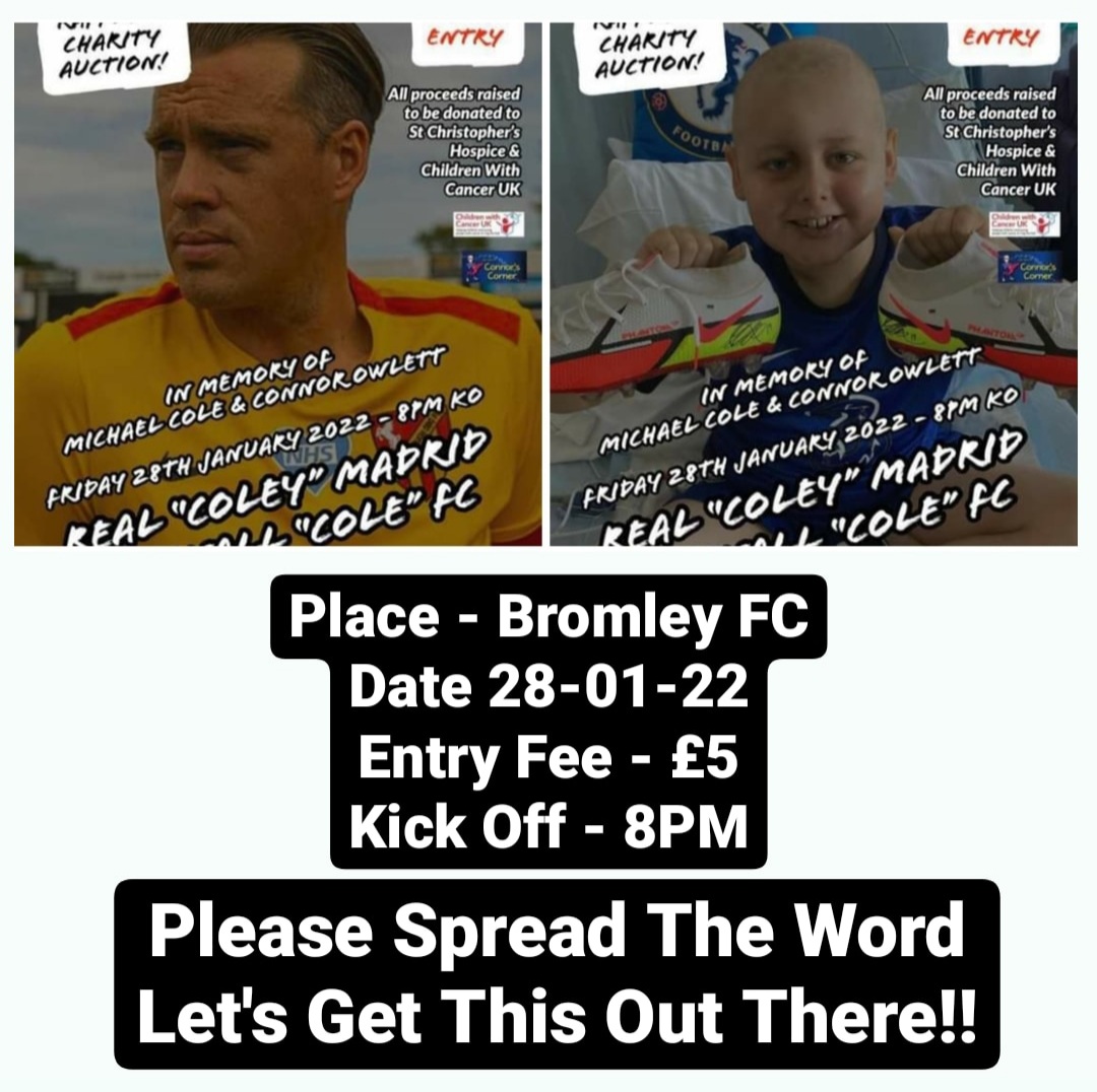 Its A Privilege and Honour To Play In This Game For A Good Cause - Please Retweet and Let's Raise A Good Amount For A Brilliant Course 💙