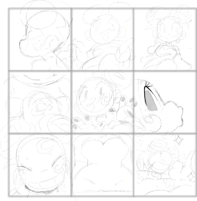 animated on clip studio
here's some sketches of it 