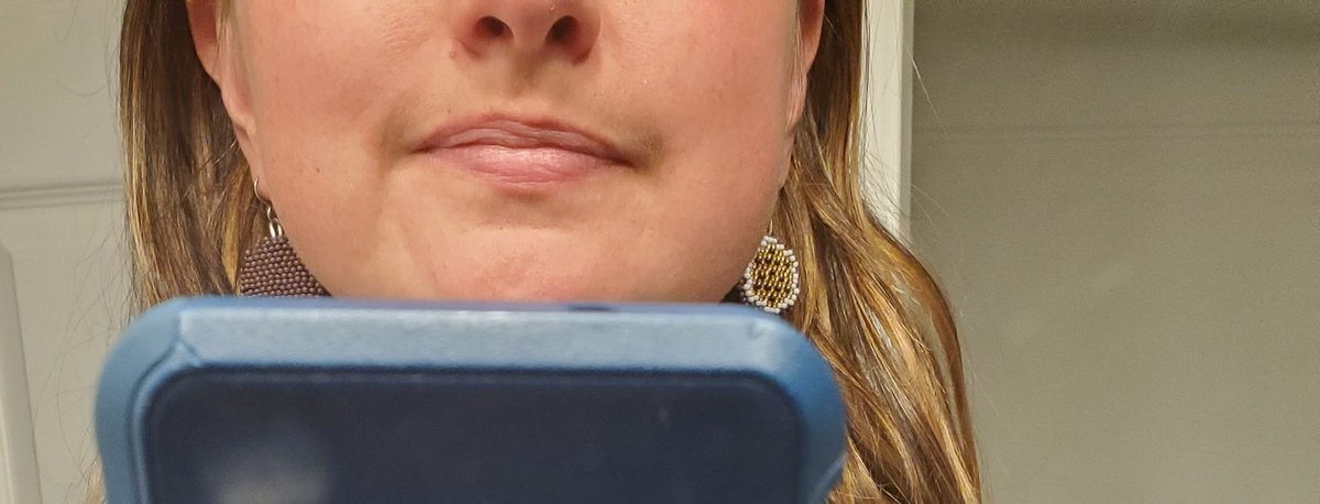PJC709's tweet photo. STOLEN NEAR NORRIS POINT:
Did anyone you know get these earrings for Christmas?
Passion fruit earrings by @beadpunk you can see their purple on the back and gold and black and white on the front.
Please retweet. https://t.co/tcxLP4sHBw
