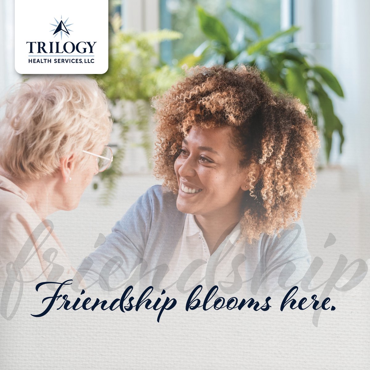 HCrossingHC's tweet photo. For those with memory loss, companionship begins with understanding. That’s why we don’t just care for our residents, we connect with them. Contact us today at 812-234-7111 to learn more about our Memory Care services. https://t.co/nWRkyCH7kJ