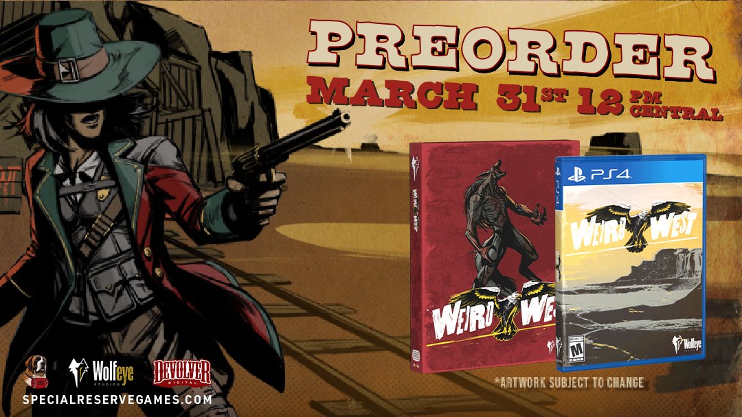 WEIRD WEST PS4 RESERVE