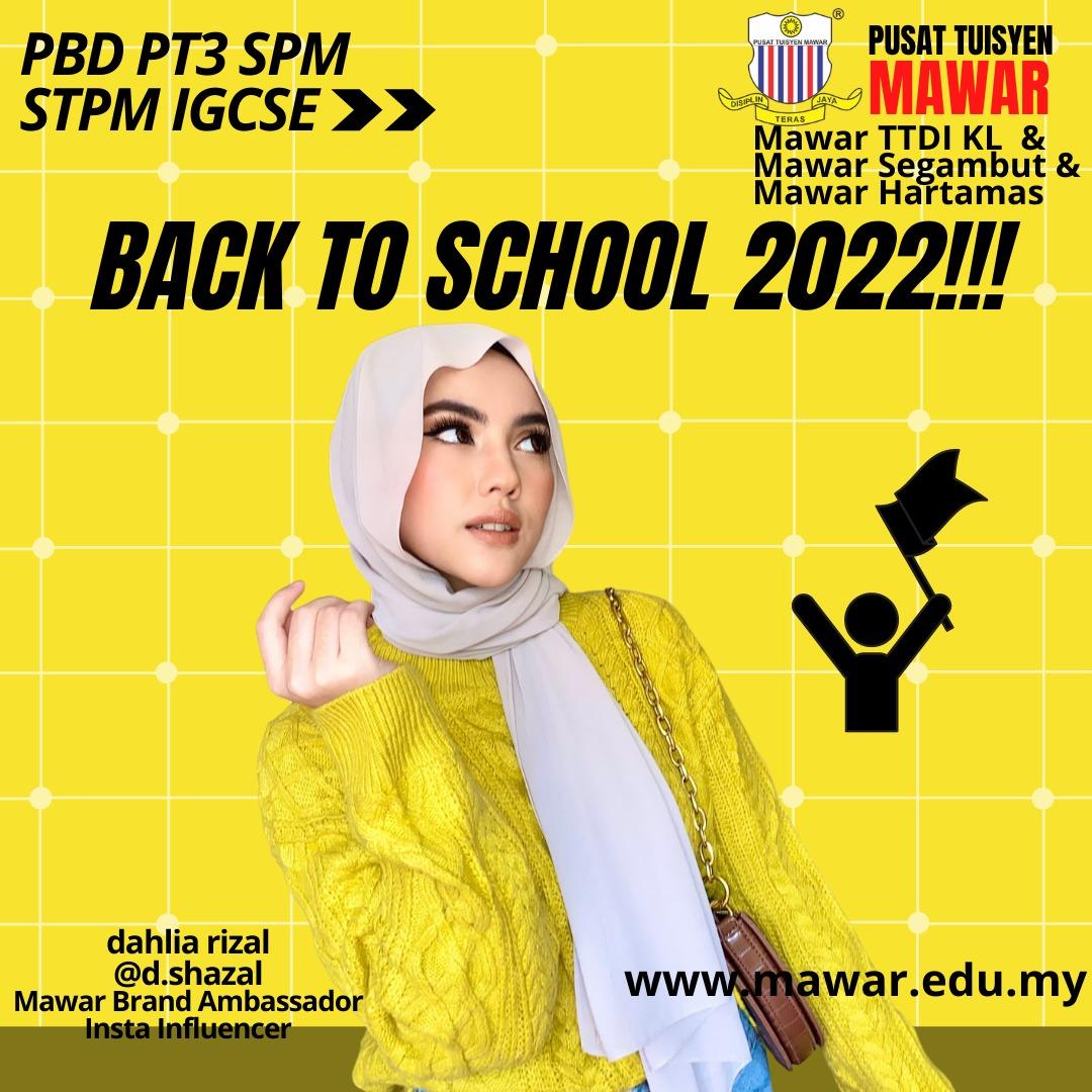 Back to School 2022!! 
PBD PT3 SPM STPM IGCSE MUET PRE U Subjects
🌹Mawar Online Class
🌹Mawar Home Tuition
🌹Mawar TTDI &amp; Hartamas
🌹Mawar Segambut
wa.me/60176595987
mawar.edu.my
www.al- wardah.my