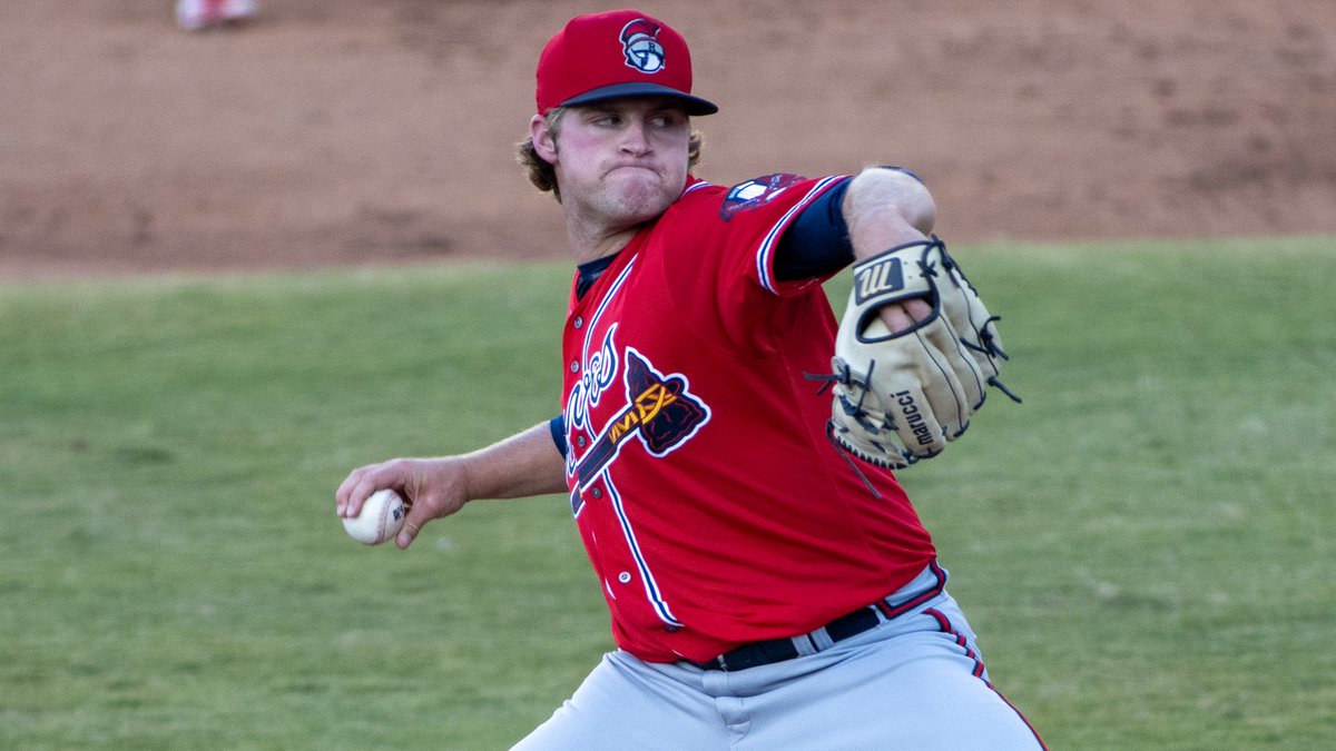 MiLB's tweet photo. Bryce Elder was a force in his pro debut, leading the Minors with 137 2/3 IP. https://t.co/kP1FmqTJeQ