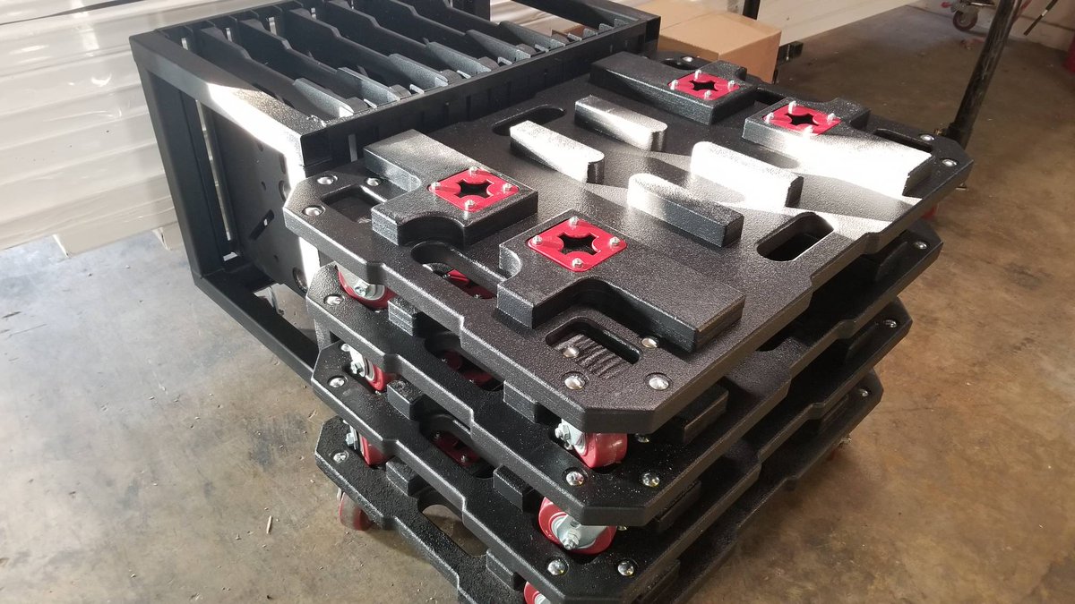 EntFabLLC's tweet image. Filling orders as fast as we can... this new year has us moving tons of base plates! #staging #truss #trussbase