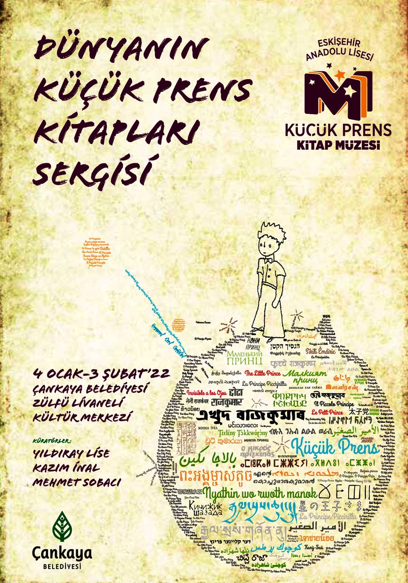 armaganpekkaya's tweet photo. Kıymetlim, canım, hocam @sobaci ‘nın küratörleri arasında yer aldığı “DÜNYANIN KÜÇÜK PRENS KİTAPLARI SERGİSİ” 4 Ocak-3 Şubat tarihlerinde @cankayaks ‘de yüreğiyle bakıp görebilenleri bekliyor. 📚 📖 📕 https://t.co/ZxEmgU0vC7