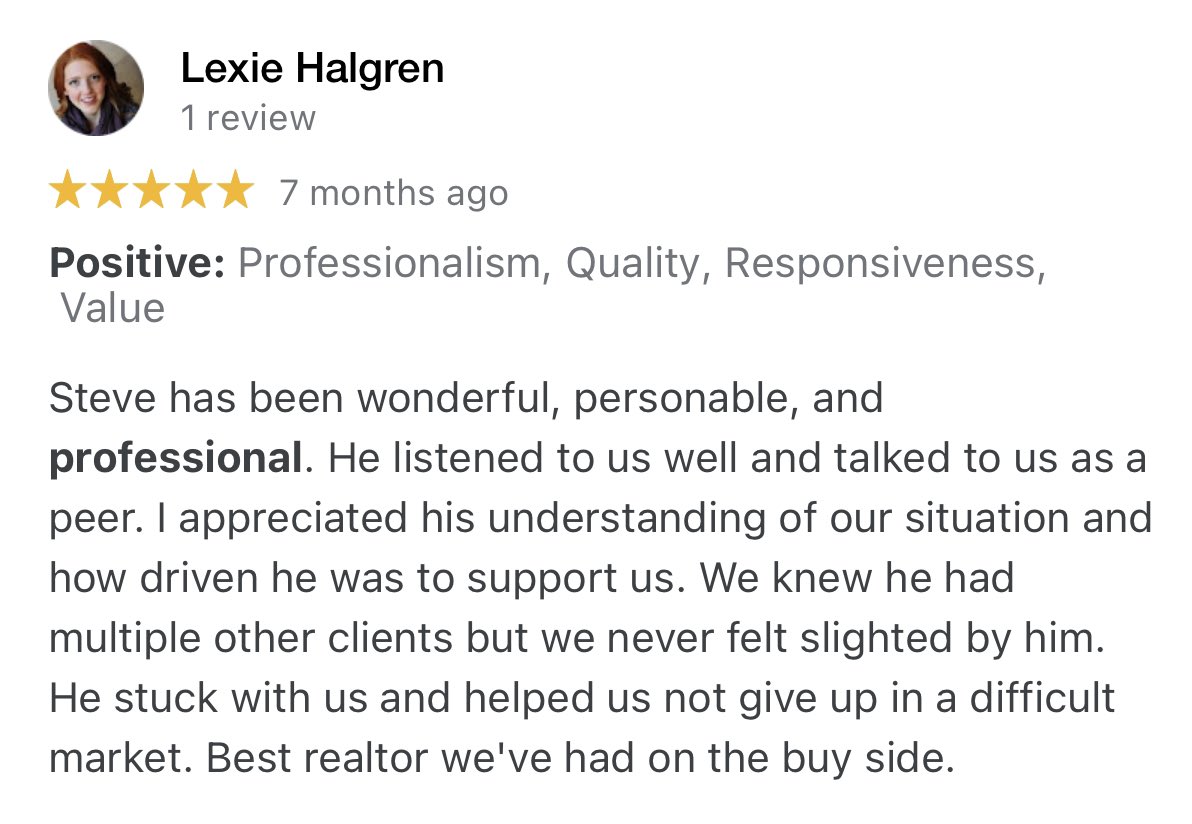 For todays #TestimonialTuesday, I would like to highlight a review written by my wonderful client, Lexie! #stevecalley_realtor #thecalleygroup #DenverMetroRealEstate #GoogleReview #buyersagent #sellersagent #sellerswanted #buyerswanted #broomfieldrealestate #arvadarealestate