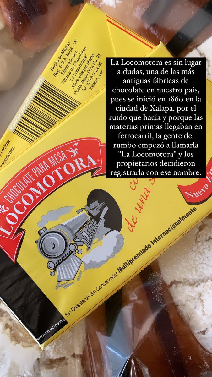 arodiorea's tweet photo. #Xalapa | no olviden preparar el chocolate para acompañar sus roscas de reyes con las barras de La Locomotora, una empresa xalapeña con tradición de más 160 años.
#ConsuneLocal #DiaDeReyes https://t.co/hSaNmv7MqF