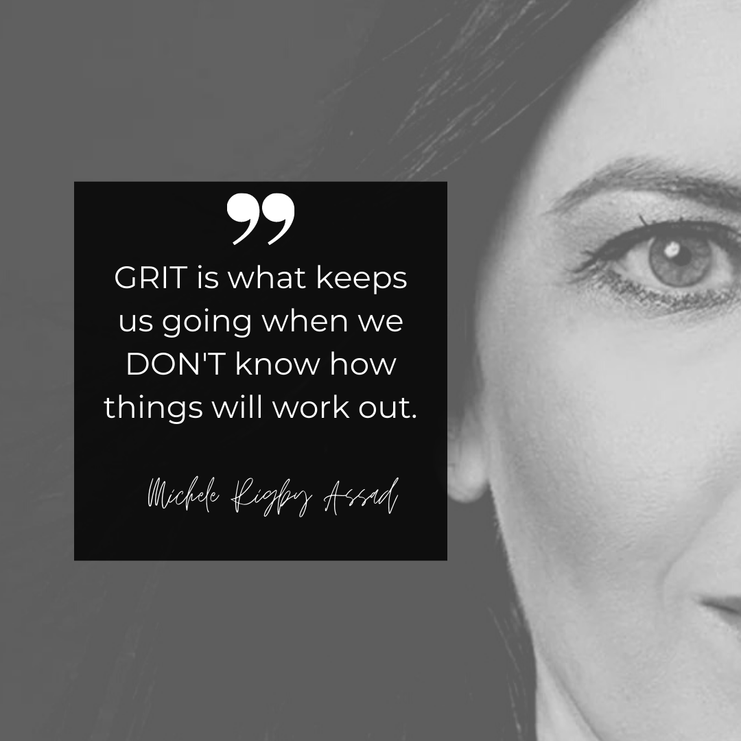 Leaning in when you don't know the outcome is hard, leaving many afraid to take risks that will advance them in their careers (and life). It's in these times we realize #grit is what keeps us going, and when we push through what seems impossible, powerful things begin to happen.