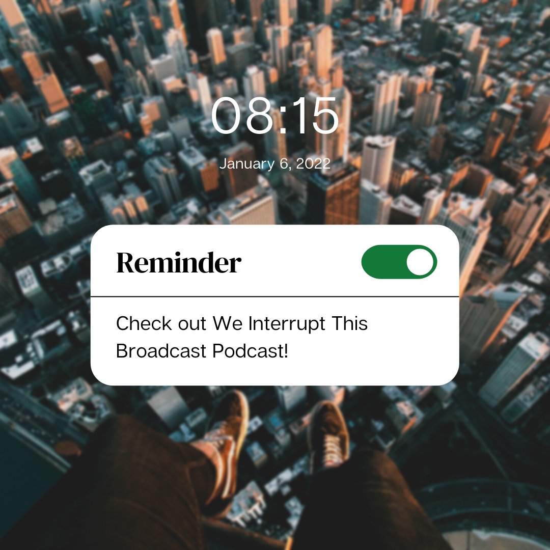 witbroadcast's tweet image. Start 2022 right and download We Interrupt This Broadcast today!

Find us wherever you get your podcast!
#WITBroadcast #podcast #history #listen