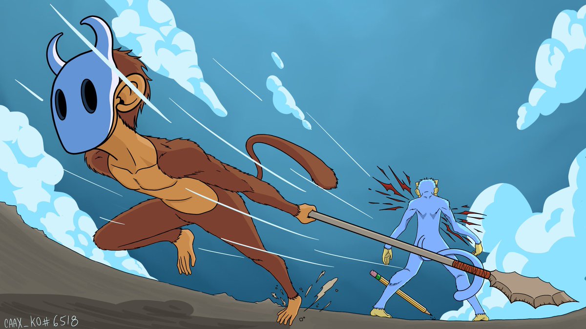 chruss_'s tweet photo. Hello @TheChimpions 

Decided to draw a fight scene between “The Hollow” and “The Illustrator”, let me know what you guys think! https://t.co/QJW6MzeEAI