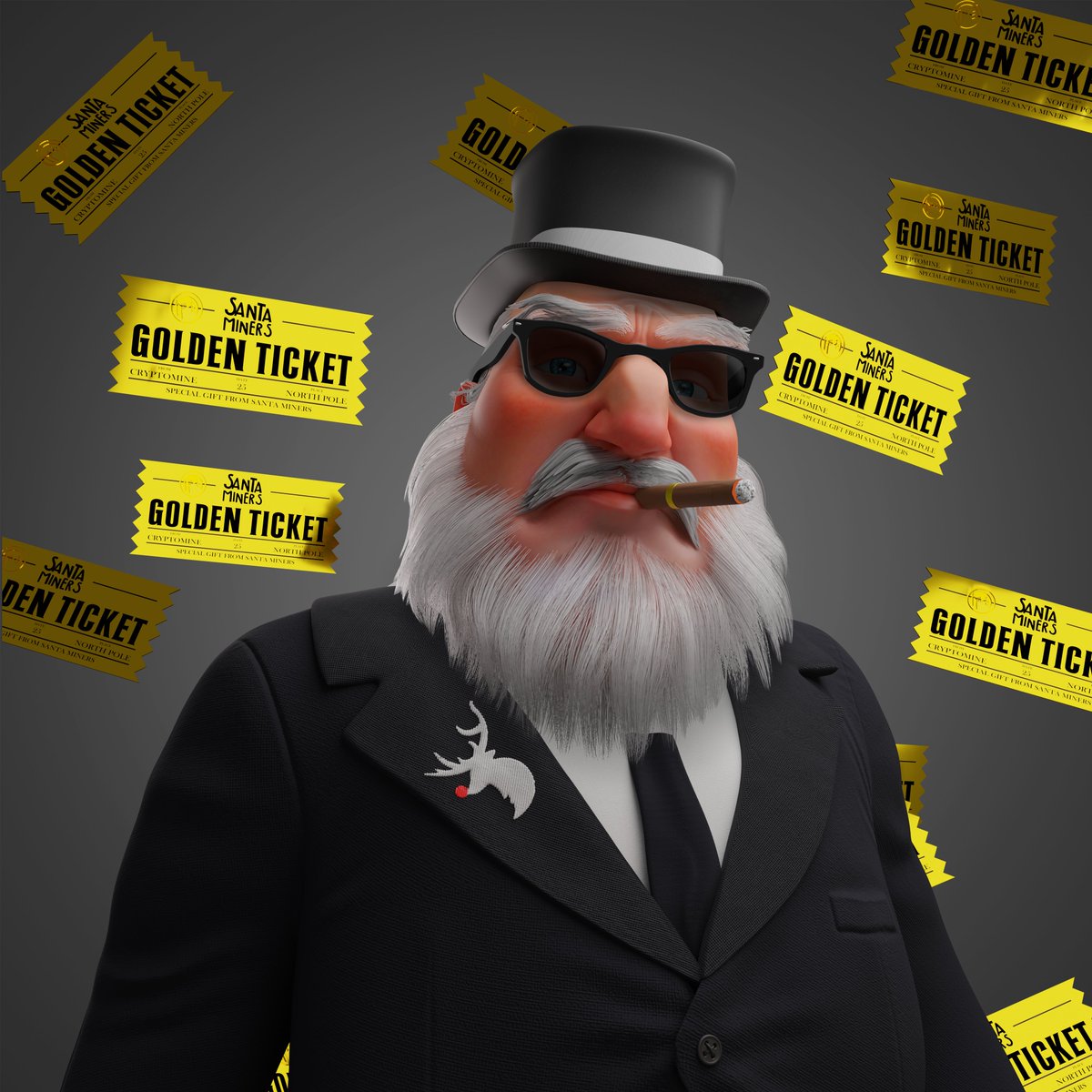 SantaMinersNFT's tweet photo. 😎New pic😎

Join the exclusive "GOLDEN TICKET CLUB"

👇Get your Santa NFT here👇
https://t.co/wlMN3E38gE
https://t.co/S5skNuWD9V https://t.co/UY4j67RFbR