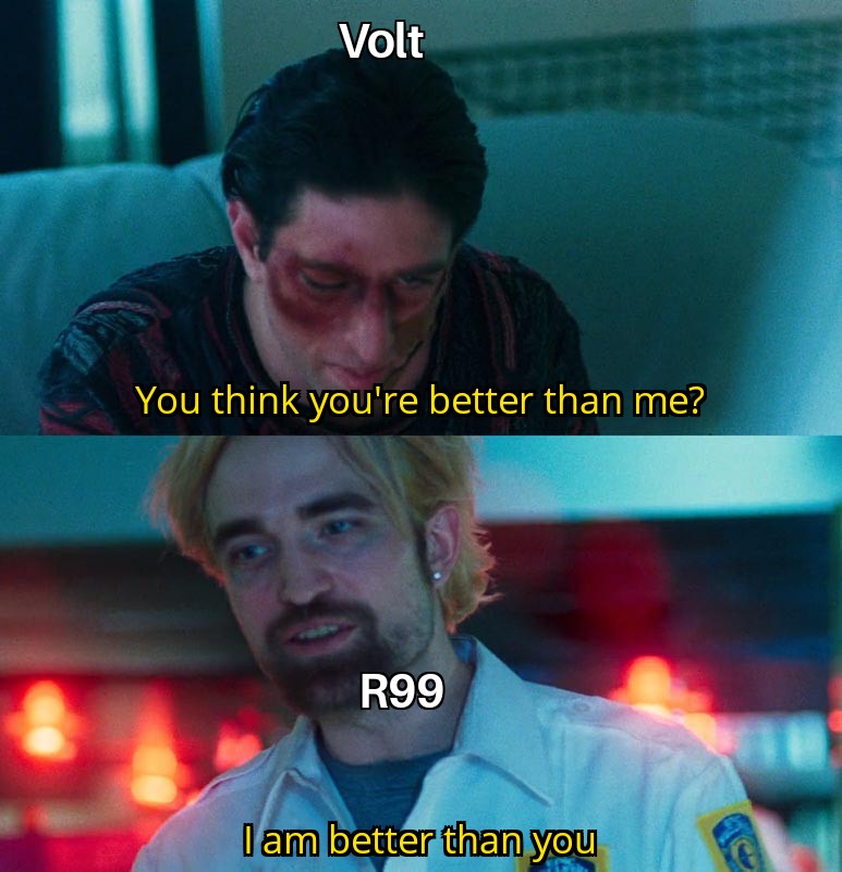 The R99 is just far superior🔥

#Apex #ApexLegends #R99 #Volt