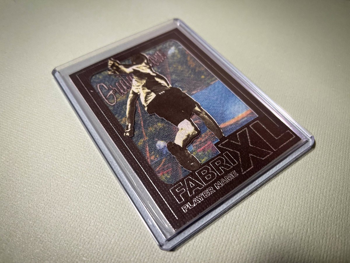 BrixtonDiscGolf's tweet image. Today we finished our first prototype for the FabriXL card. I hope you don’t mind Mr. Conrad but we used your image for the prototype. Also used a towel from our kitchen for the fabric. #discgolf #discgolfcards #discgolfcollector #discgolfcollectors