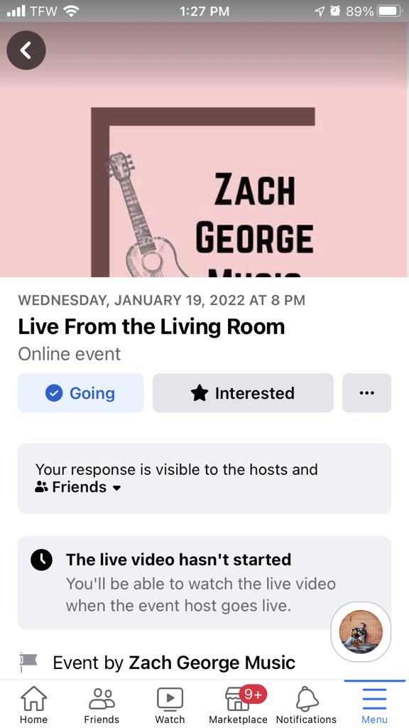 ZachGeorgeMusic's tweet photo. Catch me on Facebook Live! https://t.co/nU8PWu8usq