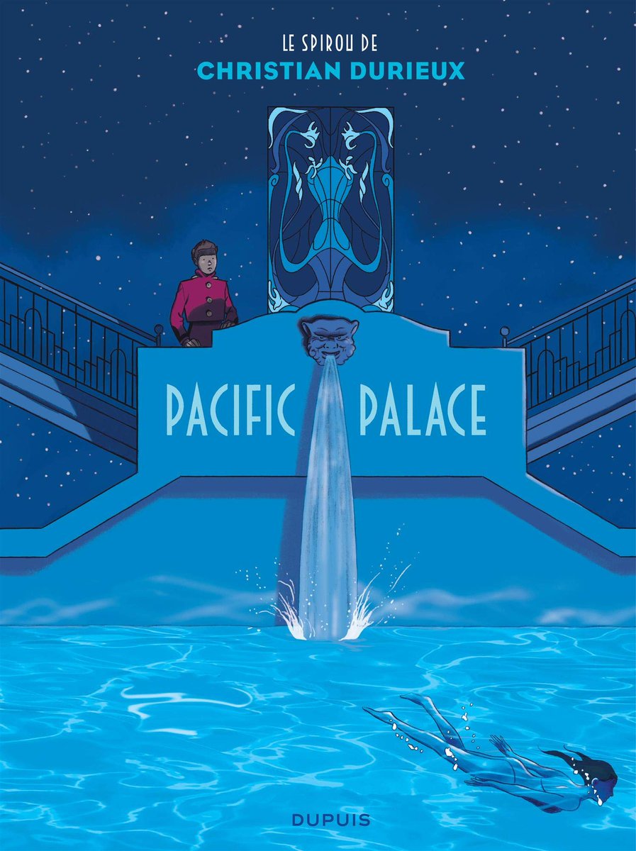 ChopelinP's tweet photo. Un an après sa sortie, lecture de "Pacific Palace", le Spirou de Christian Durieux aux @EditionsDupuis. Une atmosphère de fin du monde dans un palace vidé de ses occupants pour accueillir un despote en fuite. Avec un Fantasio délicieusement insupportable. Une réussite ! https://t.co/2GQIcjoPFJ