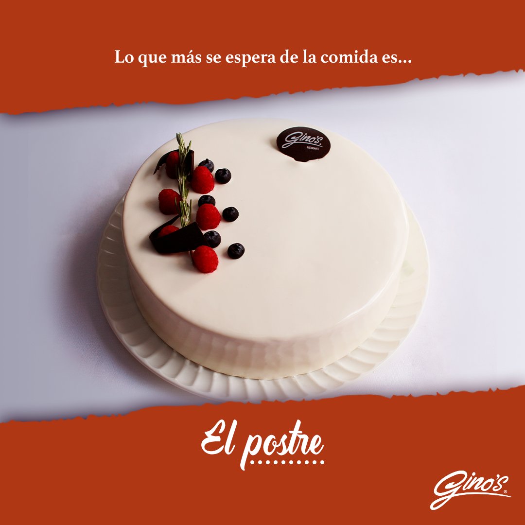 GinosMx's tweet photo. A un #postre no se le dice que no, y en Gino’s® te ofrecemos una gran variedad, llevando a tu paladar sabores únicos al mejor estilo #italiano.
#Ginos #Comida #Enero #AñoNuevo
#Foodie #FoodPorn #ItalianFood #ComidaItaliana https://t.co/36vZuGnUao