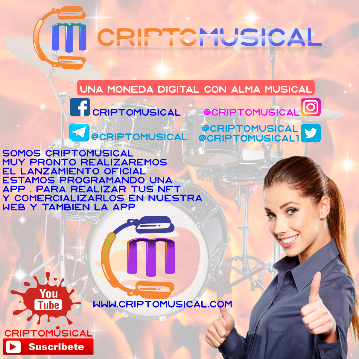 CriptoMusical's tweet image. hola te invito a seguirnos en nuestras redes, gracias 
#criptomusical,
t.me/critomusical este link te lleva a todas nuestras redes