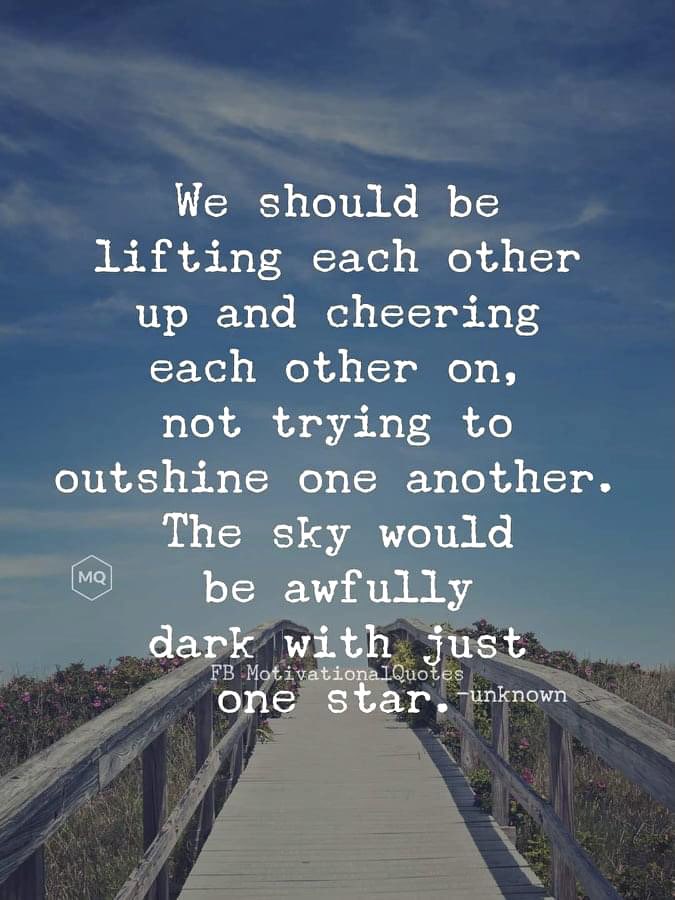 KyrstieStubbs's tweet photo. This - if only everyone did this x We need many lights not one star to shine 💙💙 https://t.co/SqSwn8MDKb