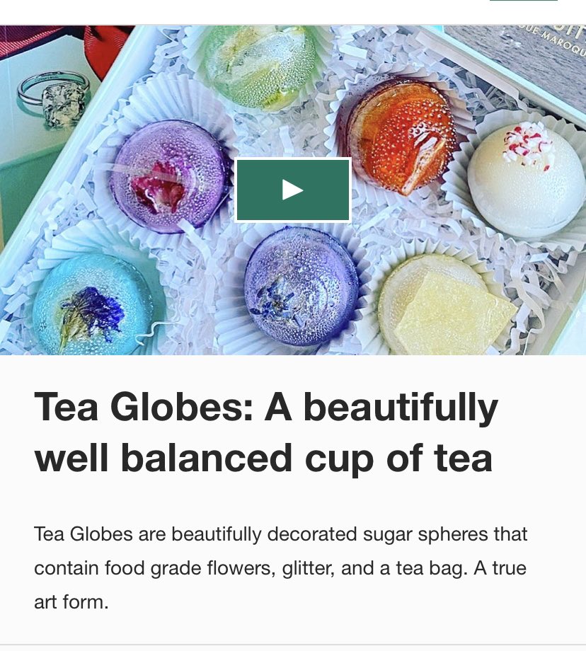 TeaGlobes's tweet photo. Kickstarter for Tea globes https://t.co/MTOPsRr6LD