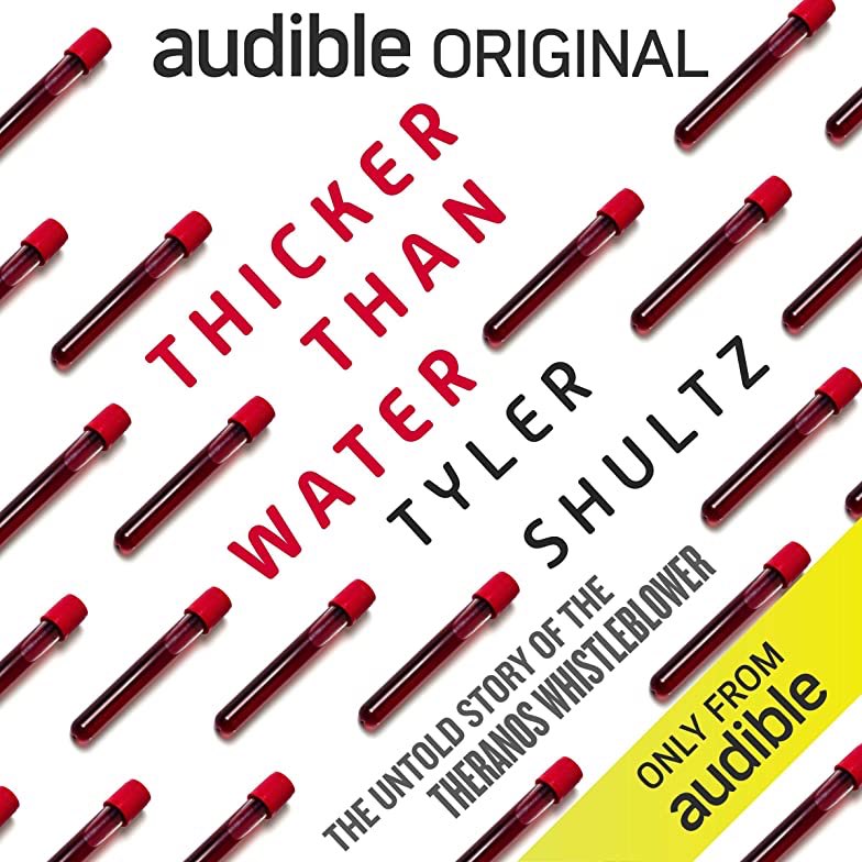 HeadlessGal's tweet photo. Highly recommend #TylerSchultz's 3hour Audible book.  

#Theranos  

Listen to Thicker than Water by Tyler Shultz on Audible. 

https://t.co/zQVRFVGUEr https://t.co/qMHs88Rflr