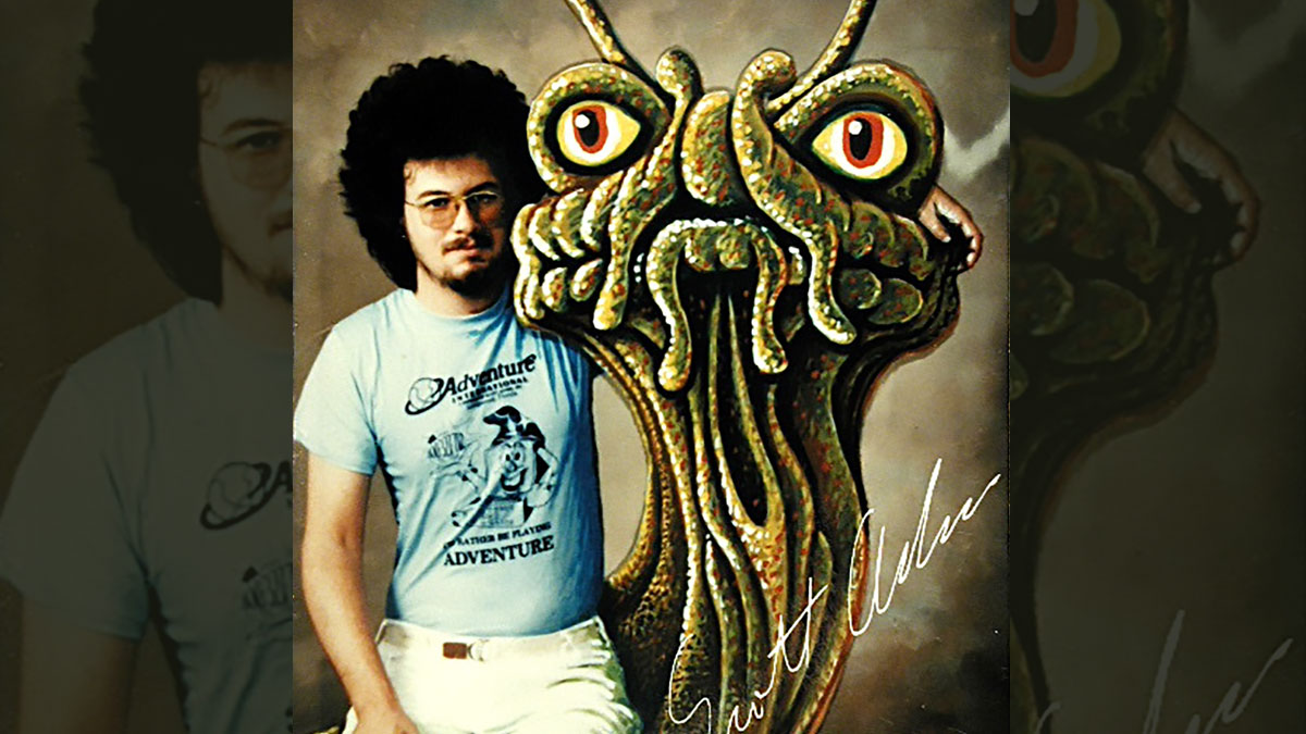 ClopasLLC's tweet photo. It’s #NationalTriviaDay!
So, here’s a trivia question for you: The 1981 “Scott Adams’ Adventure Series: Limited Gold Edition” published by #AdventureInternational included a rather interesting photo of Scott Adams with a creature. What was the creature’s name? https://t.co/XNvovZETEZ