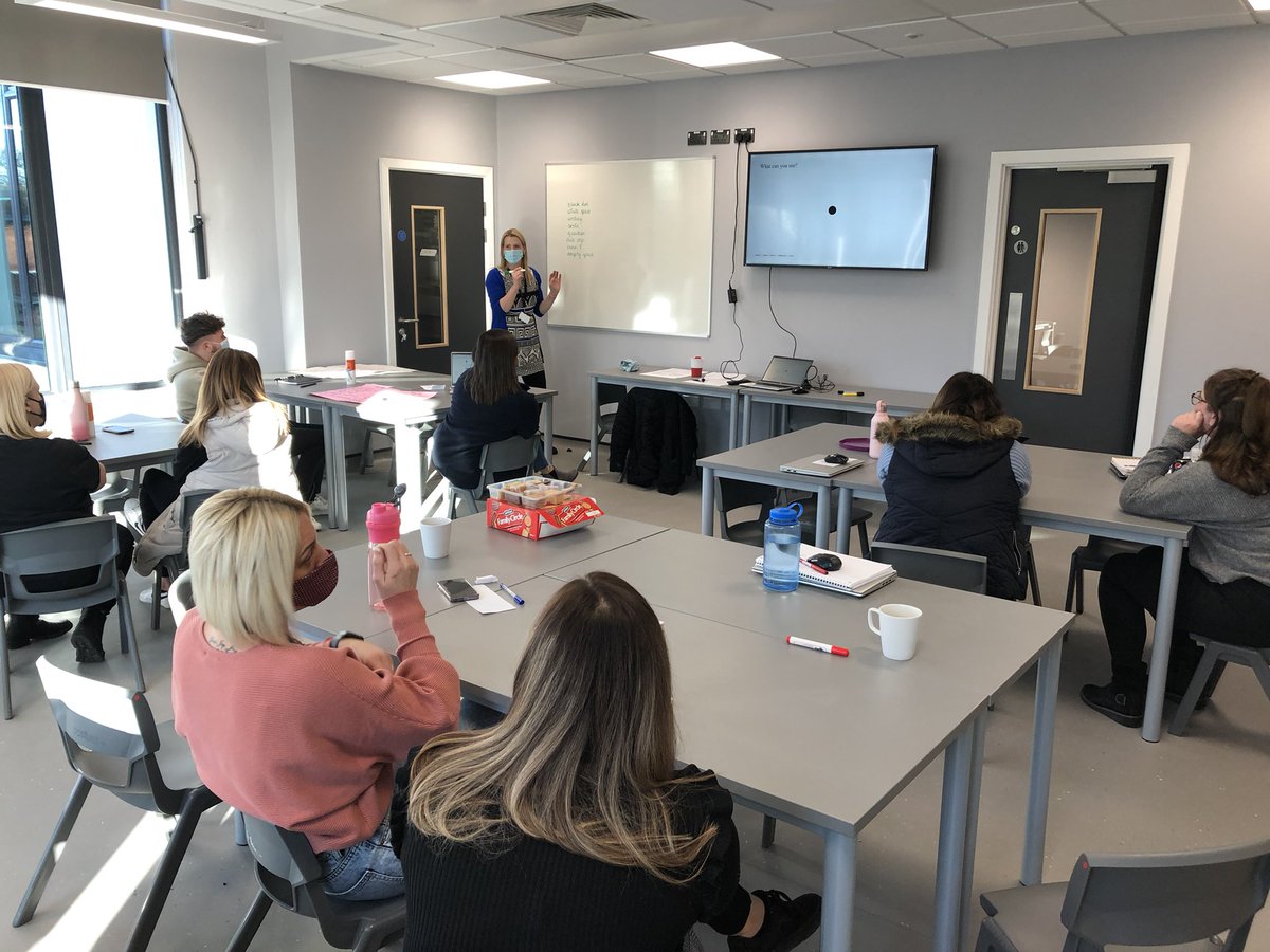 LauraAnneHarkin's tweet photo. Staff training at @Euler_Academy getting ready to welcome our pupils back tomorrow into our new building https://t.co/LpToPeNRWG