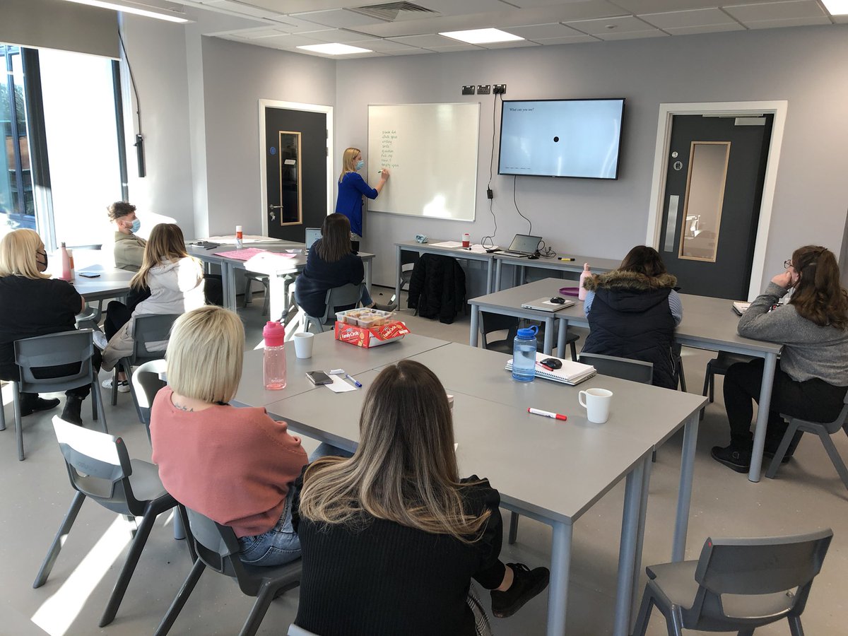LauraAnneHarkin's tweet photo. Staff training at @Euler_Academy getting ready to welcome our pupils back tomorrow into our new building https://t.co/LpToPeNRWG