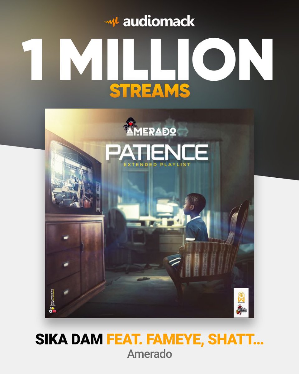 Amerado_Burner's tweet photo. Another milli off the #PatienceEP

S/O @fameyeworldwide @shattawalegh #SikaDam

https://t.co/iji153hJsN https://t.co/7TfPlTBZ20