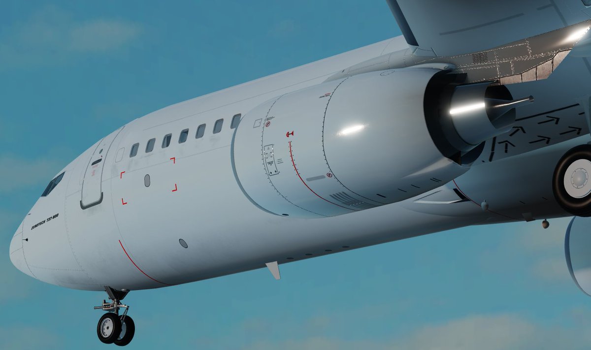 spidercatcher1's tweet photo. Making good use of Roblox PBR texturing for this one!
Fuselage textures are now complete, soon we will be moving on to animation and scripting.
@RBLXZT 

Credits to Xulu for the PBR texturing 
Credits to myself for the modelling.

#RobloxDev #Roblox #roaviation https://t.co/gJEhQqbsys