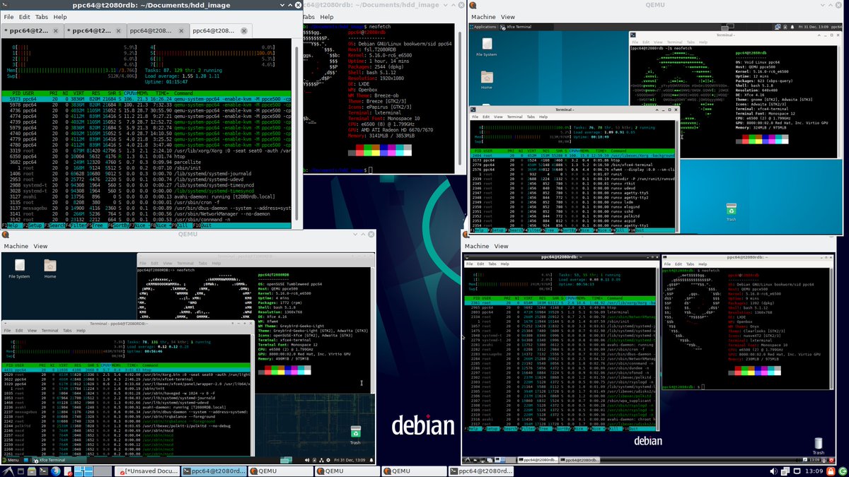 powerpcnotebook's tweet image. QEMU at full speed with KVM enabled on the NXP T2080 CPU! #VoidLinuxPPC #DebianPPC #OpenSusePPC #KVM #QEMU
powerpc-notebook.org/2021/12/decemb…