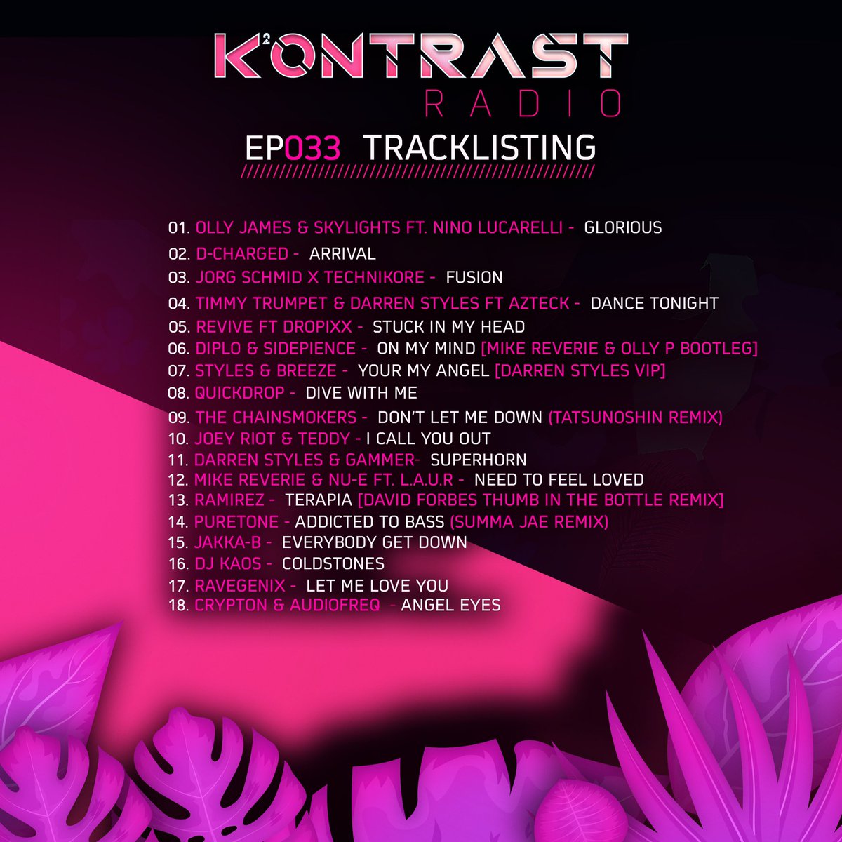 Jakka_B's tweet image. New year, new music. Here’s the first Kontrast Radio of 2022. Featuring music from this awesome bunch…
@OllyJames @DJjoeyriot @Technikore @djsummajae @tatsunoshin_ofc @MikeReverieMR @JorgSchmid @dchargedmusic + more 
Stream 👉🏼podlink.to/kr033