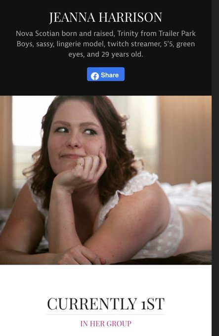 We are currently first!!!! Y&rsquo;all are amazing 😍🥰 and don&rsquo;t forget you can vote everyday for me 🤪 https://t<a href="/tag/lingerie"class="tags"><span>#lingerie</span></a><a href="/tag/model"class="tags"><span>#model</span></a><a href="/tag/sexy"class="tags"><span>#sexy</span></a><a href="/tag/spicy"class="tags"><span>#spicy</span></a><a href="/tag/anniversary"class="tags"><span>#anniversary</span></a>