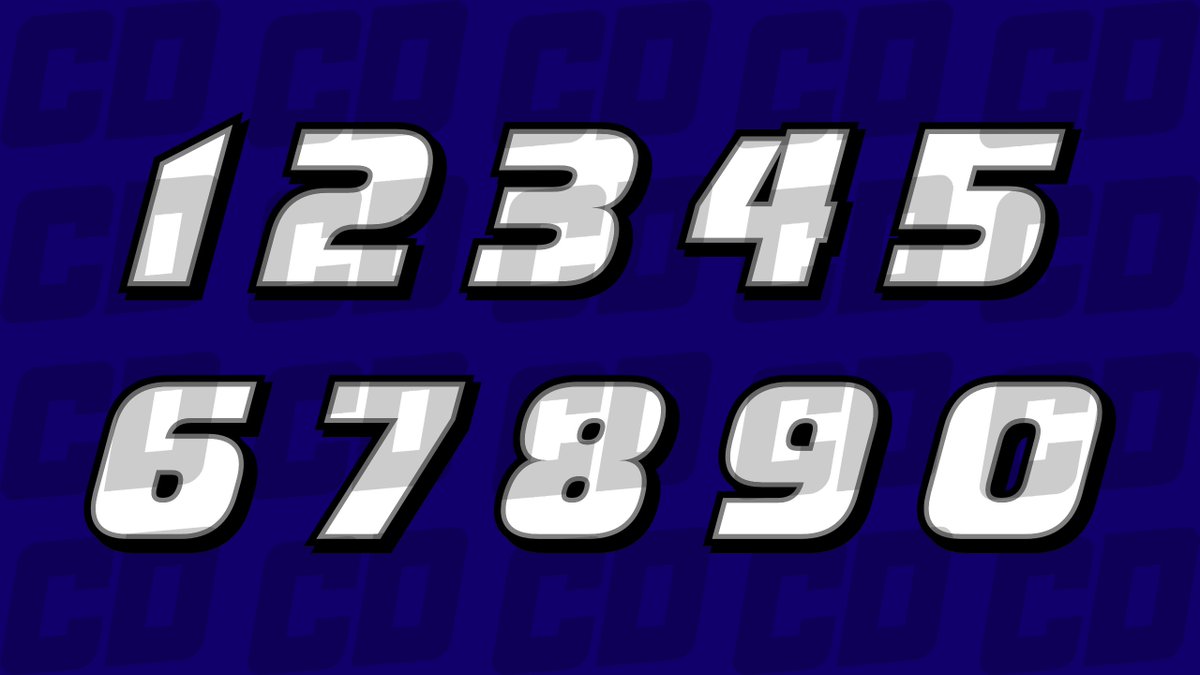 Capn_Designs's tweet image. New release! I made a number set based on the Infinite Justice font that we use for the Racing Painters Garage Discord server! You can get the number set on Stunod!

stunodracing.net/index.php?reso…

#NumberSet | #Font | #Stunod | #InfiniteJustice