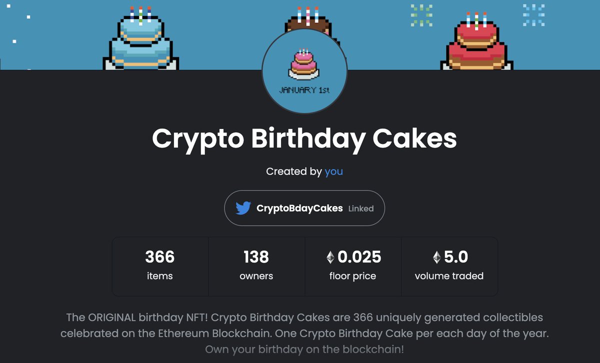 138 owners! 🥳 When we reach 150 owners we're going to drop $150 ETH into a random holders wallet! 12 owners to go! 🎂🥳

opensea.io/collection/cry…

#NFT #NFTartist #CryptoGiveaway #NFTdrop #NFTCommunity