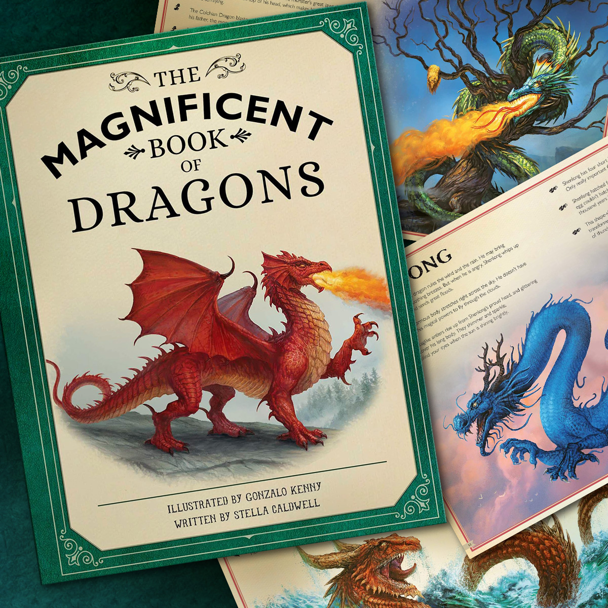 The Magnificent Book of Dragons by Caldwell, Stella