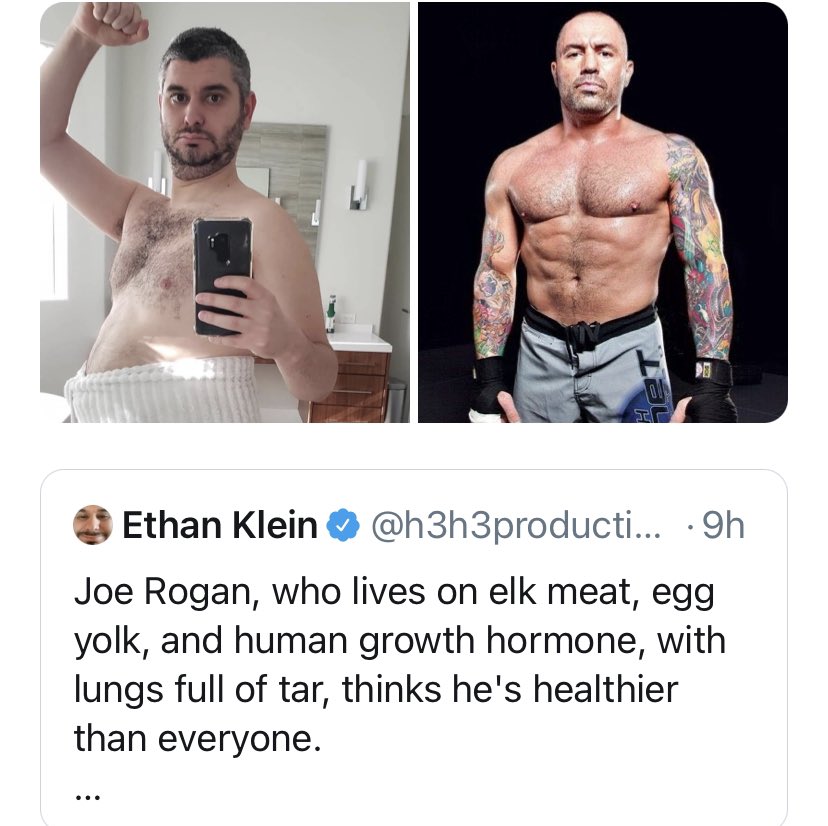 patrickreguy's tweet image. This is why I started listening to the gym bros.  More eggs, butter, steak &amp;amp; whole foods. Cut out seed oils and sugar. Lost 70 lbs because of it. Don’t listen to the Ethan Klein’s of the world