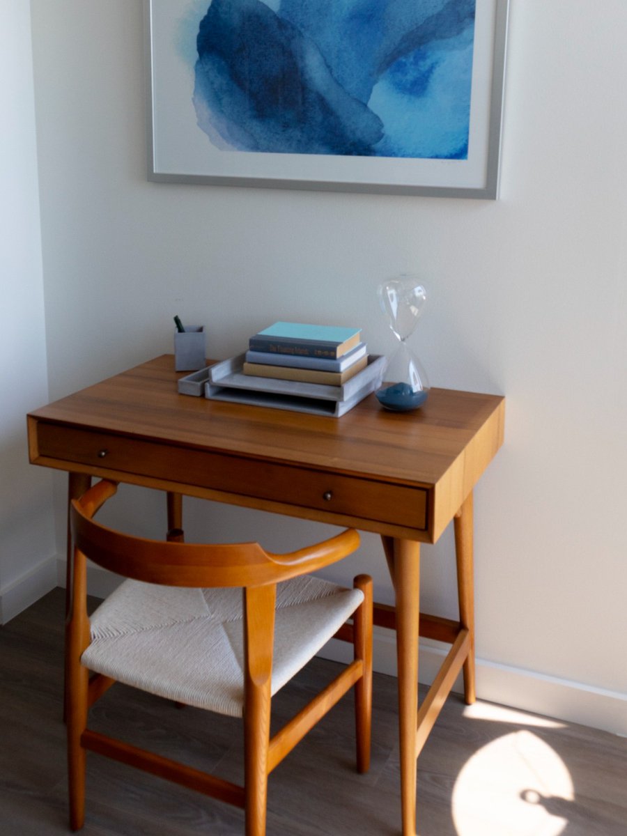 Cozy corners at Liberty Towers make for productive work-from-home days. Explore residences at #HarborsideJC: harborsidejc.com/residential/