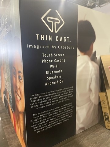 CAPC_Capstone's tweet photo. Sneak peak at Capstone's booth graphics. Keep your 👀's peeled for "live" pictures from the show. #CapstoneConnected #CapstoneThinCast #CES2022 #Booth52943 https://t.co/Q6oguEf6KR