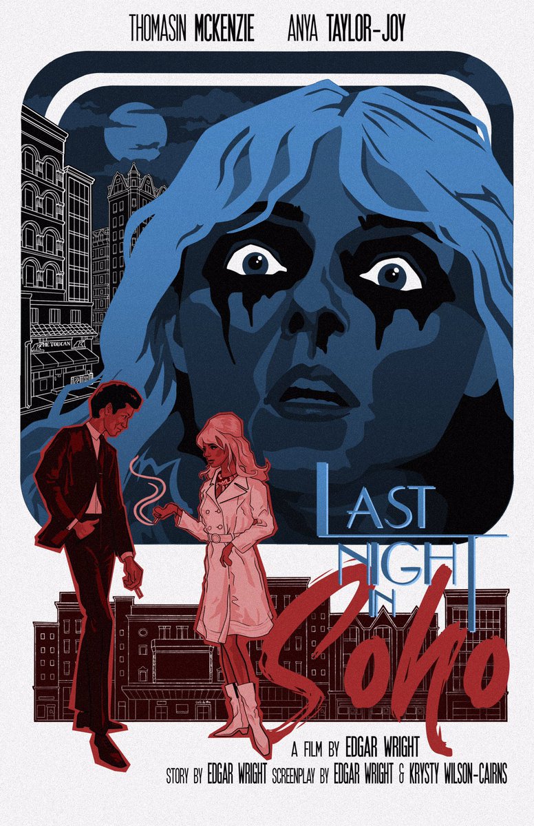 adamisdrawing's tweet photo. “If I could live any place and any time, I’d live here, in London. In the sixties.”
VHS box art/poster design based on @lastnightinsoho by @edgarwright . 

#lastnightinsoho #anyataylorjoy #vhsart #retroart #horrorart #movieposter #procreate #digitalart #digitalillustration https://t.co/GJcYky747m