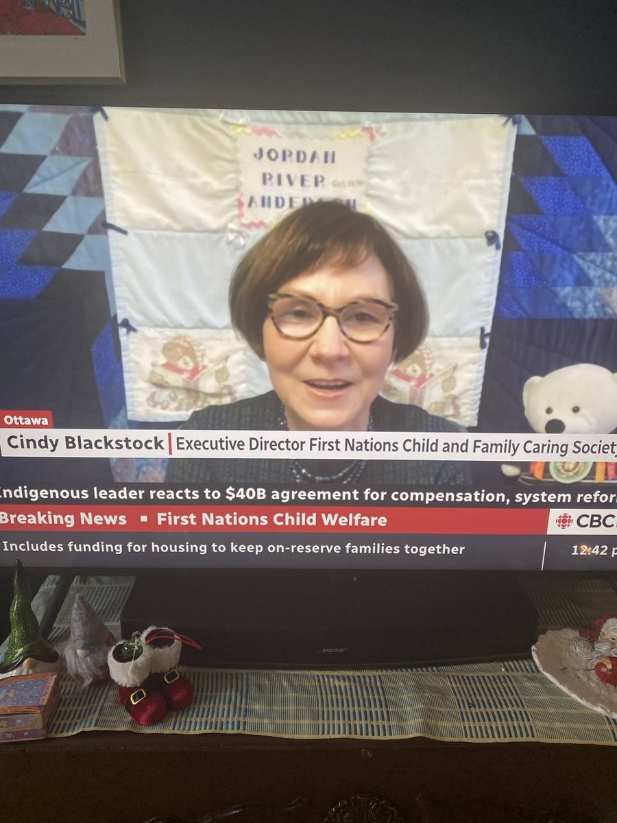CFNUPresident's tweet photo. So touching and rewarding to see a solid step towards Reconciliation for Indigenous children and their families #jordanprinciple  One of my Shero ⁦@cblackst⁩ 🧡Yes we @CFNU commit ourselves to make the recommendations binding Cindy #cdnpoli #TRC https://t.co/BLcZzInW2c
