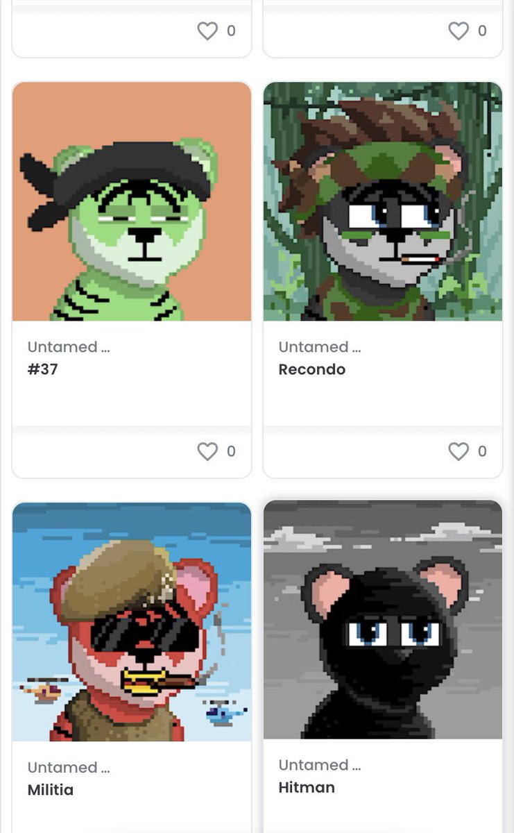 UntamedTigerTF's tweet photo. All Legendary Tigers are available for claiming ! 🐯

Auditing code &amp; building… collection 2 &amp; game stealth launch soon 👀 

#nft #blockchain #eth https://t.co/JNPUBWOqnZ