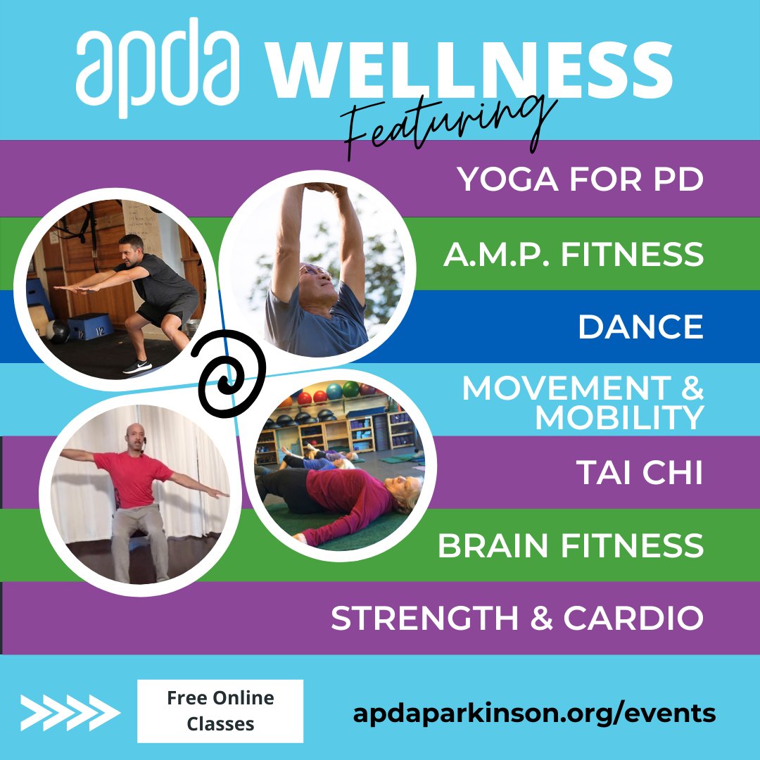 Do your goals for 2022 involve exercise? APDA can help, whether it is trying something new, adding more days into your routine, or maintaining what you are already doing! There is something for everyone. Check out all our exercise and wellness options at apdaparkinson.org/events