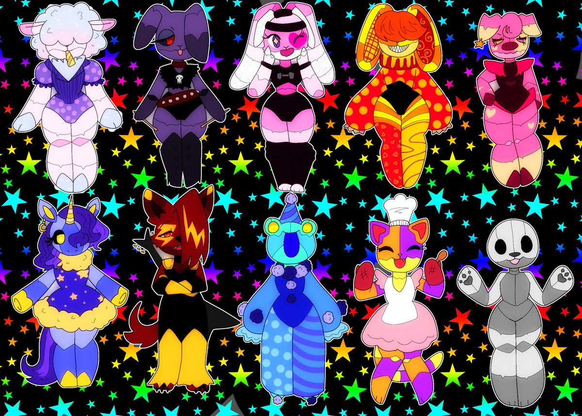 KiteDoodles's tweet photo. FNAF based adopts 💖
Each are $45, and the last spot is a open spot! DM or comment to claim 💖
#fnafsecuritybreach #FNAF #fnaffanart #fnafadopts #adopts https://t.co/u0hBXuO7iX