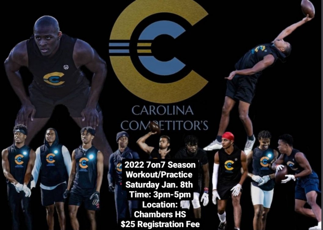 competitors7on7's tweet photo. It's time to COMPETE come get this work!!!! Be apart of something GREAT.....BE A COMPETITOR!!!! Tournaments are lined up.......Let's go out and get better every week......if you have any questions send us a DM or reach out to @iKingGreen or @704DBCoachAkers https://t.co/kKws5Oo3lN