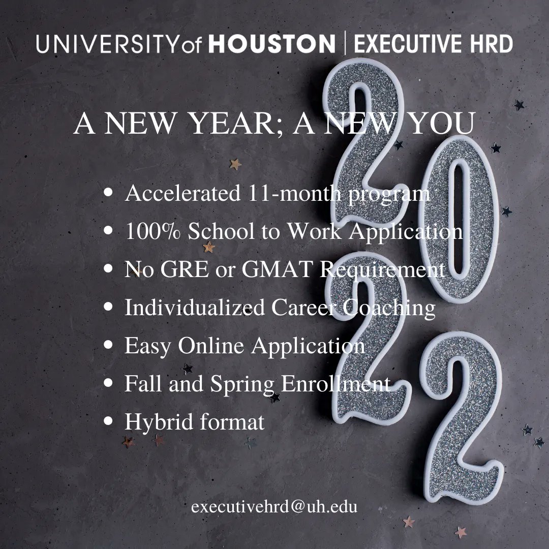 UH_HRD's tweet photo. The 11-month Executive HRD experiential program is designed for current and emerging leaders seeking to drive change utilizing diagnostic and dialogic organization development strategies. No GRE/GMAT required. Visit https://t.co/v8cX8Uqylv to learn more! #executive #uhhrd #uhcot https://t.co/lFSAafG67V