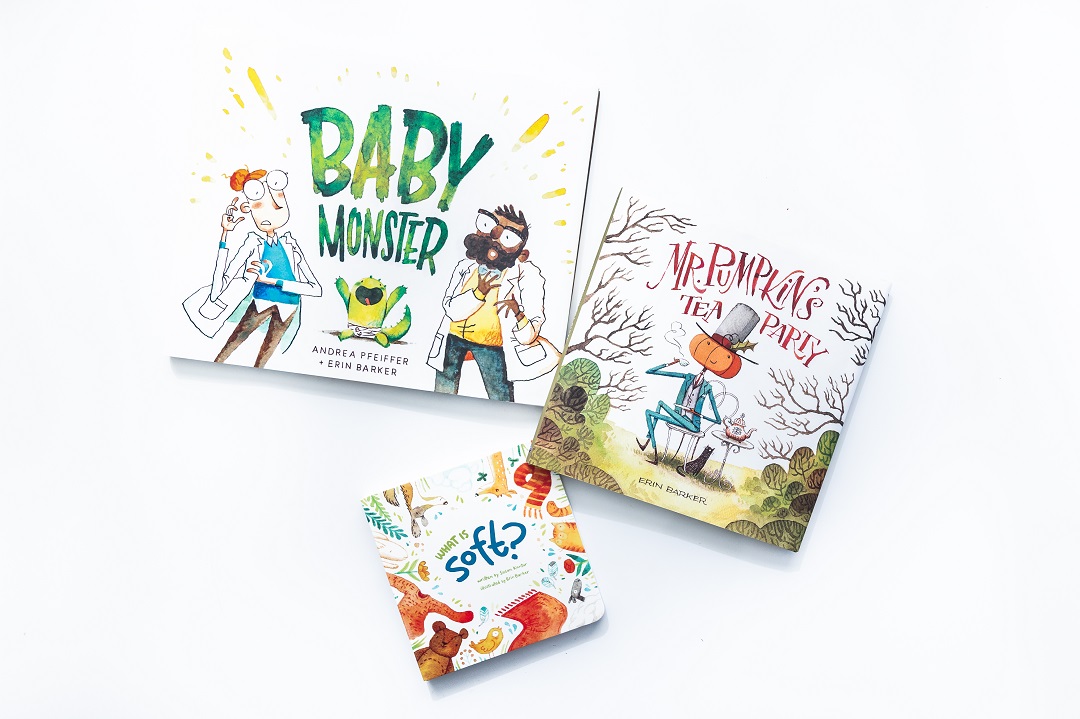 bmanateepress's tweet photo. Please join us in wishing a very #happybirthday to #BMP #author and #illustrator, Erin Barker (@hooraylorraine)! 🎉 Erin is the illustrator to BMP #books What is Soft? and Baby Monster and the author and illustrator to Mr. Pumpkin's Tea Party! Happy birthday, Erin! 💙 #kidlit https://t.co/TerGe2XPQe