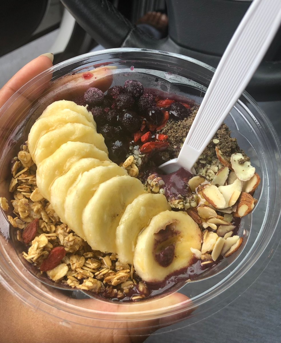#TakeOutTuesday 🌮
From our VP, Intiasar Frankson: "Favorite midday treat, an acai bowl from @kalemecrazy!" 🍌🍓😋

#PlayForTheCultureWeek #ATLParentLAB