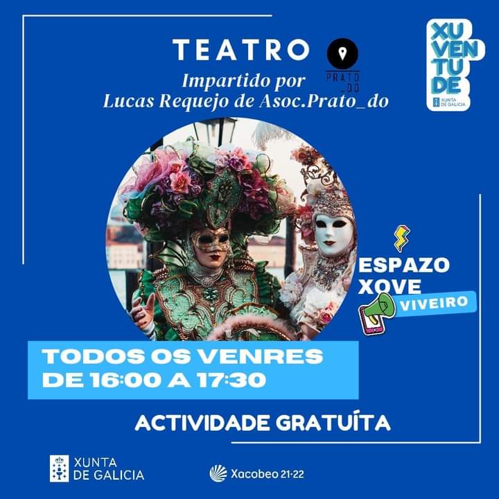 inmanespereira's tweet photo. 🧒🧑#Nenos e #Nenas de #Viveiro‼️

👉 Lembrade que este venres e todo o mes hai obradoiro de teatro impartido por Lucas Requeijo.🔝

💥 A actividade é gratuíta e as prazas son limitadas.

📲 Inscríbete rápido para ter a túa praza. Podes chamarnos ou escribirnos

👋 Agardámoste. https://t.co/LAwmwGxIOV