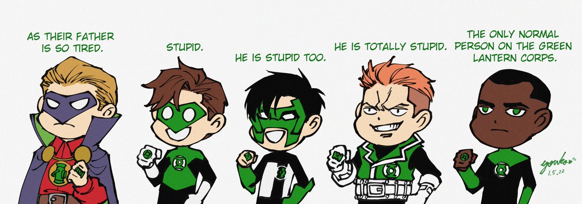 ruby8311141's tweet photo. #doodle Green Lantern Corps are the cutest!!!🥺💚💚💚 https://t.co/4H8oHEwB7r