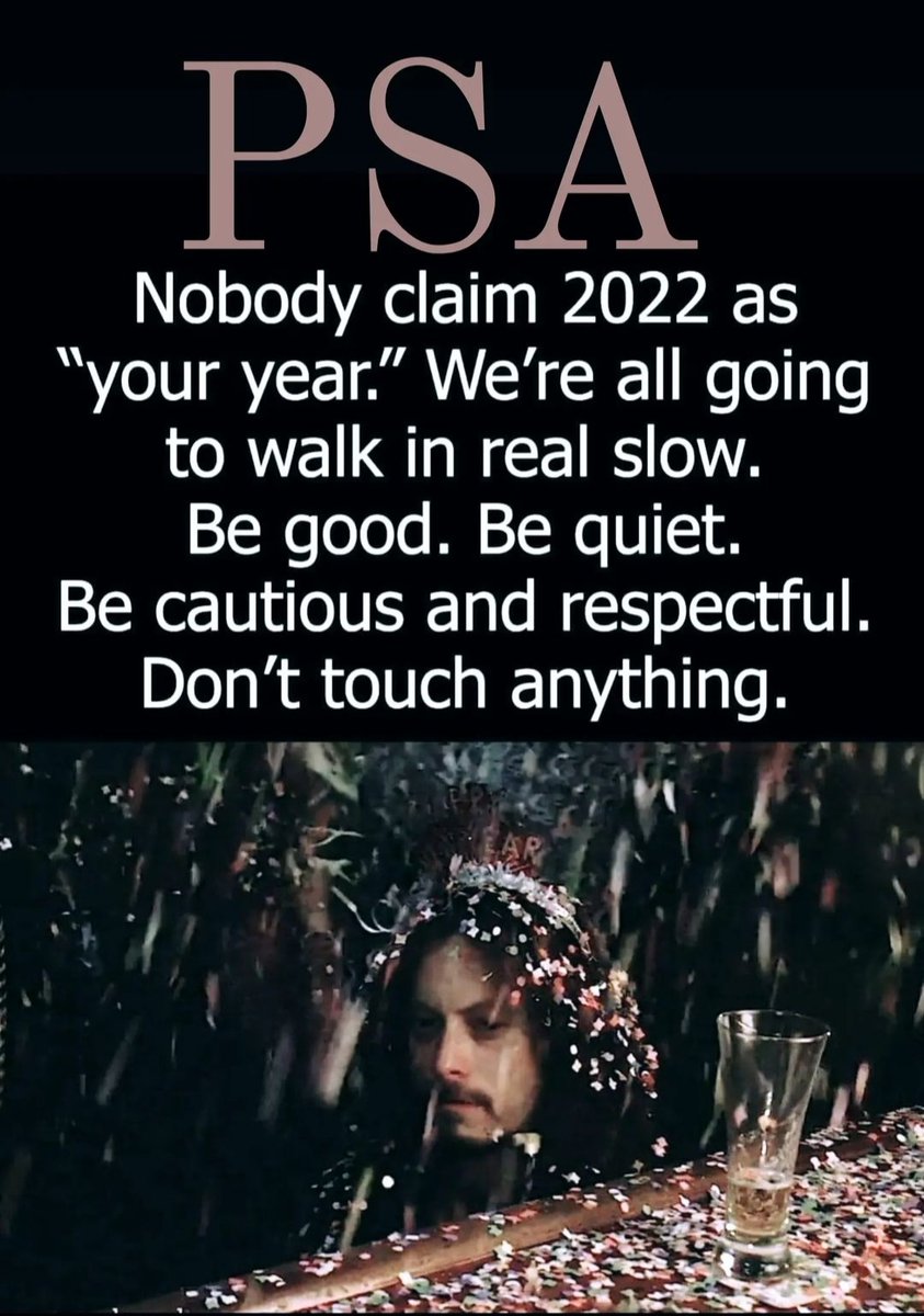 Probably the best advice...
#2022Goals #CIAO2021 #hopeforthebest #tryagain #lieutenantdan